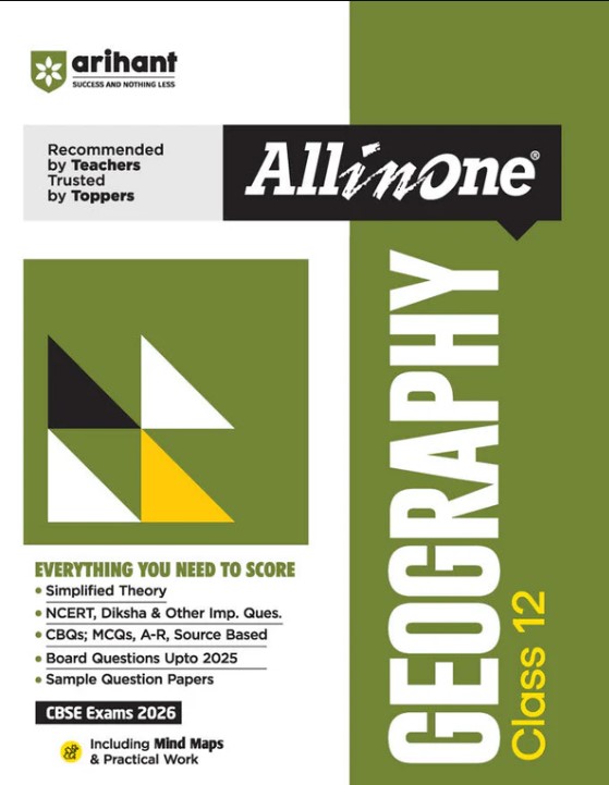 CBSE All in one Geography Class 12 Exam 2026